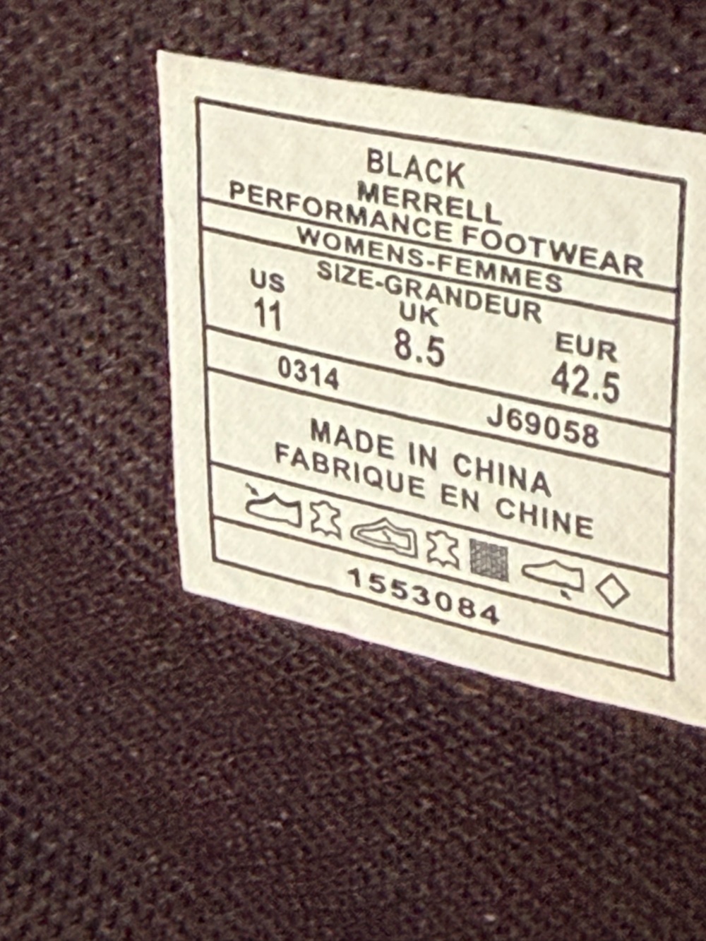 Merrell Women's Black Leather Mid-Calf Zip Boots- Durable - Picture 4 of 8